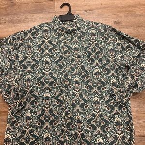 Vintage Sears Since 1886 Men’s Large Paisley Print Shirt